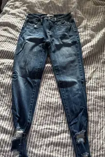 KanCan USA Jeans Kurvy Signature Mid-Rise Ankle Skinny