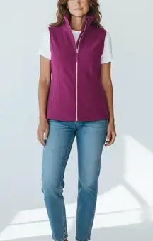 Calvin Klein fleece vest. Size Large. Plum