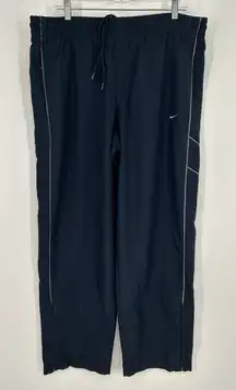 Nike Baggy Relaxed Fit Mesh Lined Nylon Track Pants Vintage Y2K 341584-408 XL‎