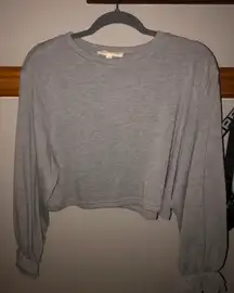 Cropped Gray Sweater