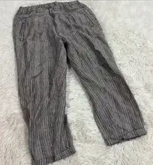 Anthropologie hei hei striped linen pants small
