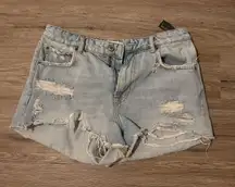 ZARA Denim Shorts High-Waisted