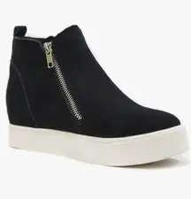 Black Platform Sneakers