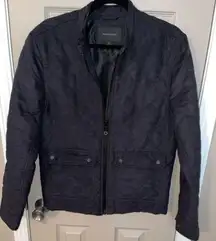 Banana Republic Vegan Suede Moto Jacket