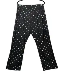 Calvin Klein Sleepwear Black Star Print Pajama Pants Lounge Bottoms Large