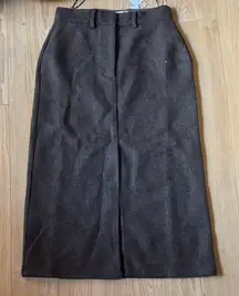 Astr RIELLE WOOL BLEND PENCIL SKIRT