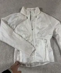 Athleta White Windbreaker 3-In-1 Vest Jacket Mesh‎ Combo Women's Size xS