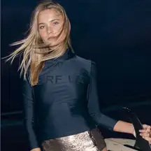 Heidi Merrick free people Izzy Surf Rashguard size xs