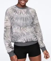 PINK Victoria’s Secret Mesh Slouchy Pullover Crewneck Long Sleeve