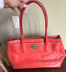 Coach Orange  Bag