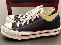 New Converse All Star Women's Black and White Canvas Sneakers Size 7