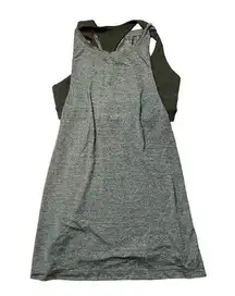 Lululemon Extra Mile Tank in Heathered Dark Olive Green Size 6