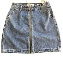 Hollister NEW zipper front mini ultra high-rise size 0