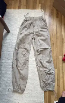 Pull & Bear tan balloon pants