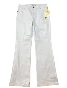 New CABI #5880 Trouser Jeans Womens Size 10L White Casual Cotton The Dreamer