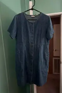 Vintage LL Bean Denim Dress