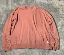 Vuori pink crew neck sweatshirt medium