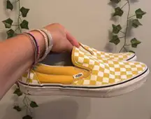 Vans Yellow Checkered