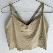 Offline Aerie Real Me Recharge Least Support Longline Tan Bra Sz XXL
