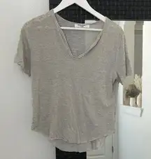 Project Social T Gray Crop Relaxed Tee