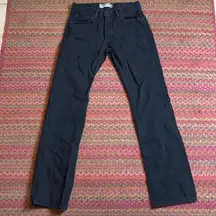 RETRO Y2K LEVIS 505 BLACK STRAIGHT FIT JEANS