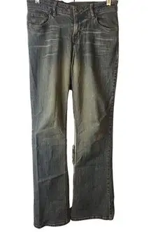 Vtg Y2K Guess Faded Distressed Stretch Jeans Sz 28