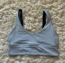 Lululemon True Navy/ Blue Linen Align Reversible Bra *Light Support, A/B Cup