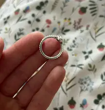 Pear-Shaped Pandora Diamond Ring