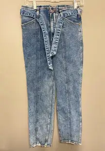 ABERCROMBIE & FITCH‎ Women’s Ultra High Rise Mom Jeans with Belt Size 4/27