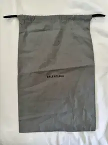 Balenciaga Charcoal Drawstring Pouch Dust Bag