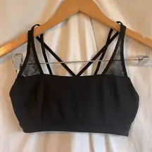 Athleta Strappy Go Lucky Mesh Sports Bra