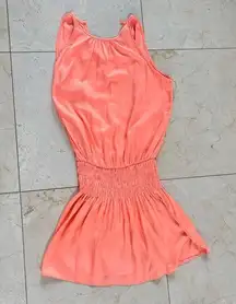 DO+BE  Orange Neon Mini Dress Sz Small