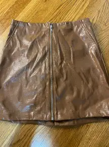 Leather Skirt