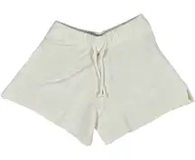 WeWoreWhat Chunky Cozy Stitch‎ Pull On Sweater Short S Ivory NWT