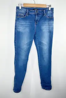 Kenneth Cole‎ Skinny Medium Wash Blue Cotton Blend Denim Jeans Women's Size 10