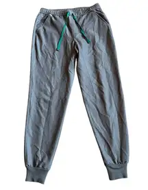 Figs Zamora Jogger Scrub Pants Drawstring Stretch Grey Size Medium Women's