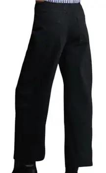 Pilcro Anthropologie Black High Rise Wide Leg Pants Size 27