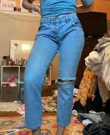 Cropped Girlfriend jeans