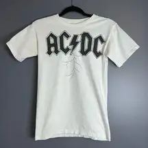 AC/DC Rock Band Tee. Adult Unisex T-Shirt. Size Small. Vintage. GUC. 100% Cotton