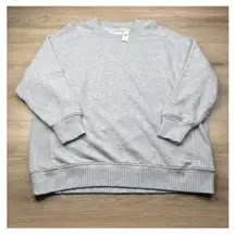 Aerie Gray Crewneck Sweatshirt Sweater