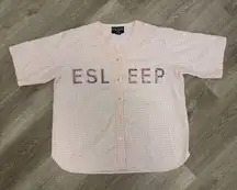 Vintage Esleep Gingham Button Up PJ Top