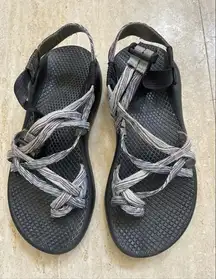 Chaco Womens Sandals Size 6‎ Green/Purple Adjustable Strap