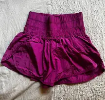 Free People Movement The Way Home Shorts Vibrant Smocked Waist Set