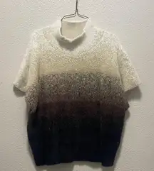 Men's Gradient Sweater - Cream, Brown, and Black