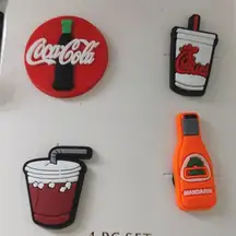 4 Beverage Drinks Crocs Charms