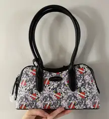 Ed Hardy Black and Red Skull Satchel