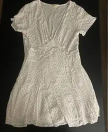 White pattered dress