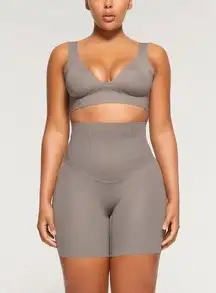 Skims Bonded Corset Short Steel Size Small