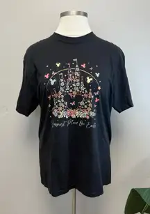 Comfort Colors Disney "Happiest Place On Earth" Black Tee Shirt - Size XL