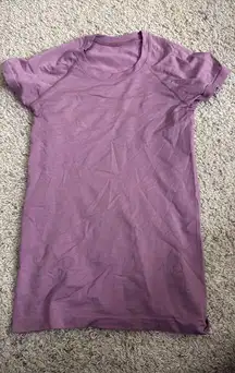 Purple Lululemon Swiftly Tech Short Sleeve